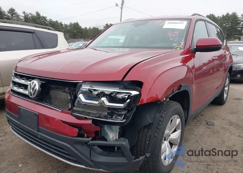 2018 Volkswagen Atlas 3.6L V6 Se/3.6L V6 Se W/Technology from USA, damaged, VIN 1V2LR2CA9JC554977